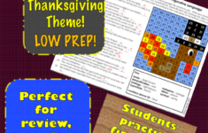 Figurative Language Mystery Picture Thanksgiving Theme Mystery