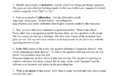 Figurative Language Poem 2 I Sing The Battle By Harry Kemp Answers