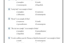 Figurative Language What Is It Worksheet Language Worksheets