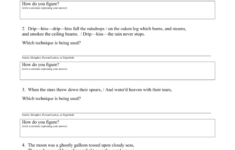 Figurative Language Worksheet 1