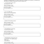 Figurative Language Worksheet 1 Answer Sheet My PDF Collection 2021