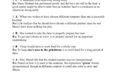 Figurative Language Worksheet 5