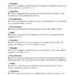 Figurative Language Worksheet 5 Answers