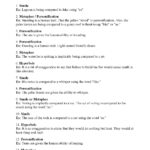 Figurative Language Worksheet Lord Of The Flies Answers