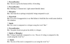 Figurative Language Worksheet Lord Of The Flies Answers Db Excel