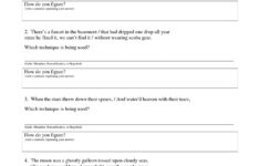 Figurative Language Worksheet Middle School In 2020 Figurative