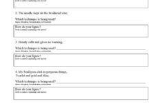 Figurative Language Worksheet With Answers My PDF Collection 2021