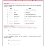 Figurative Language Worksheets 8th Grade