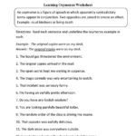 Figurative Language Worksheets 8th Grade Thekidsworksheet