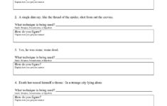 Figurative Language Worksheets Ereading Worksheets