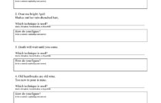 Figurative Language Worksheets Ereading Worksheets