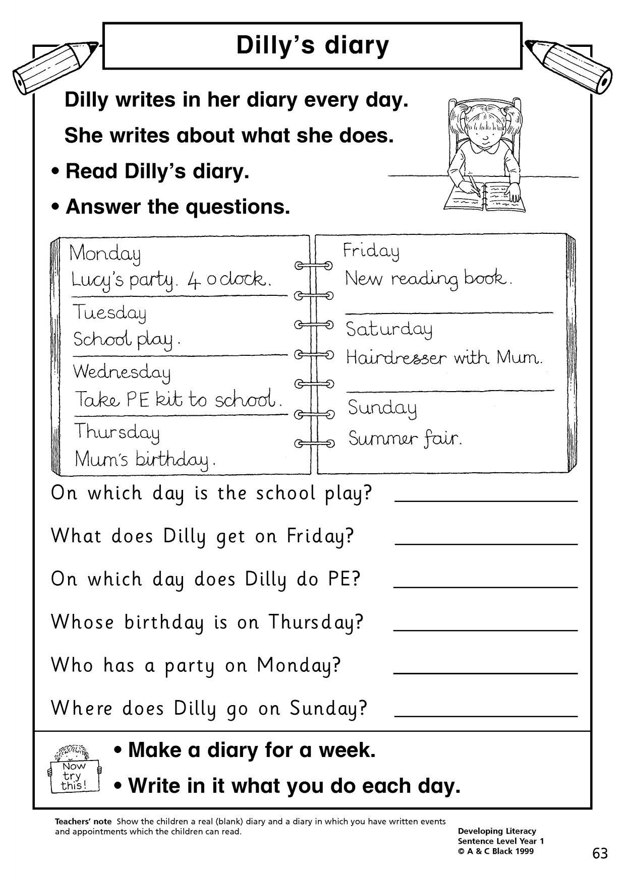 Figurative Language Worksheets Grade 5 Try This Sheet