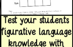 Figurative Language Worksheets To Engage And Challenge From Catch My