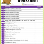 Figures Of Speech Worksheet With Answers Figure Of Speech Figurative