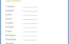 First Grade Language Arts Worksheets