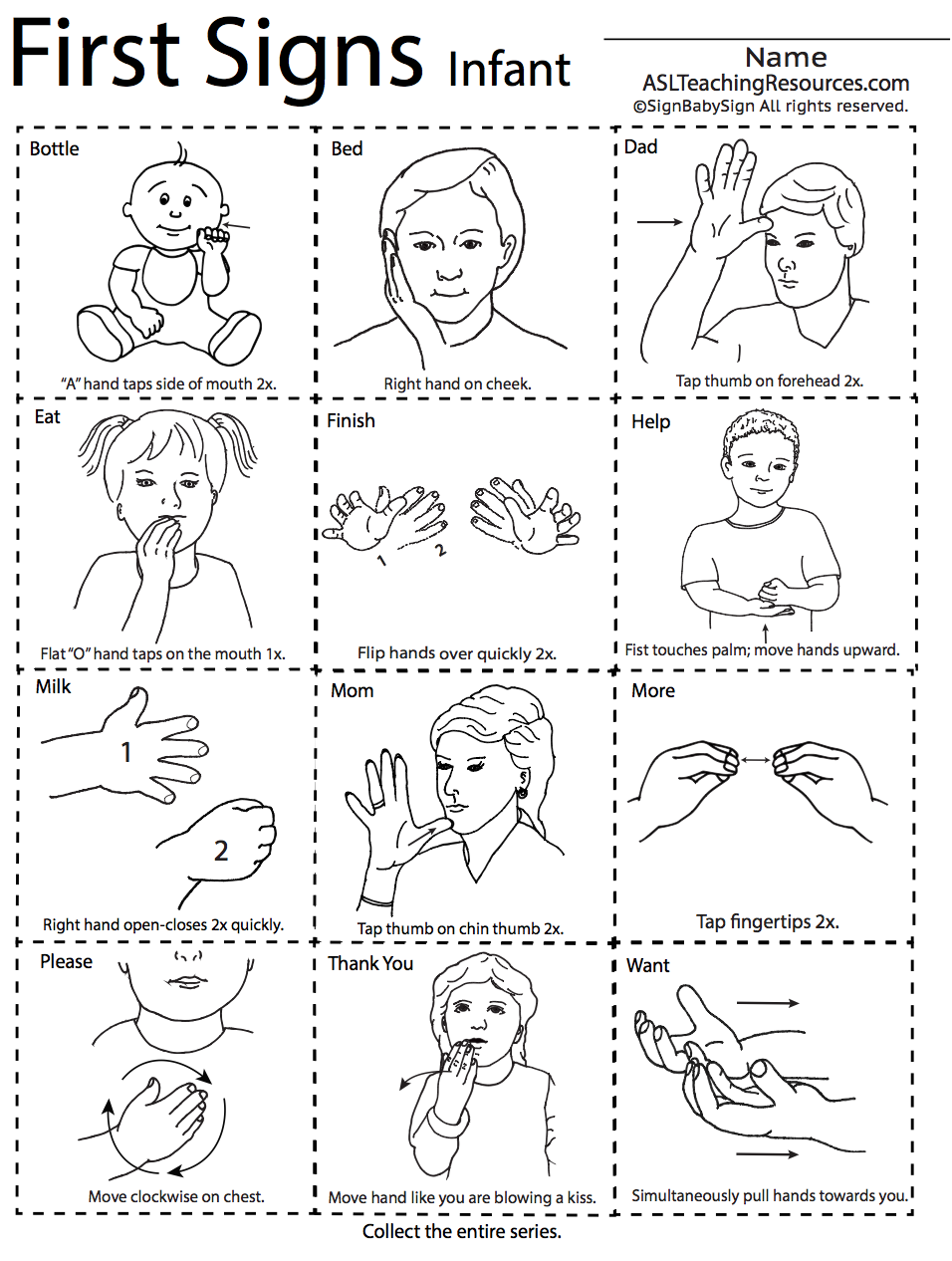 Baby Sign Language Printable Flash Cards Language Worksheets Baby Sign Language Printable Flash Cards Language Worksheets