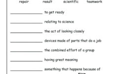Free 5Th Grade Vocabulary Worksheets Db excel