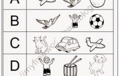 Free Download Nursery Worksheets For English Match The Correct Picture