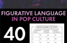 FREE Figurative Language Lesson Featuring 40 Pop Culture Examples