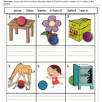 Free Positional Words Worksheets For Kindergarten