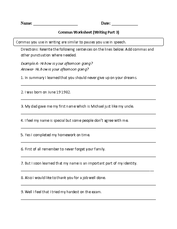 6th Grade Language Arts Worksheets Printable Free