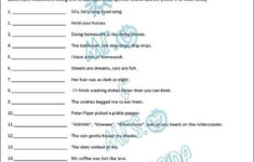 Free Printable 6th Grade Language Arts Worksheets Thekidsworksheet