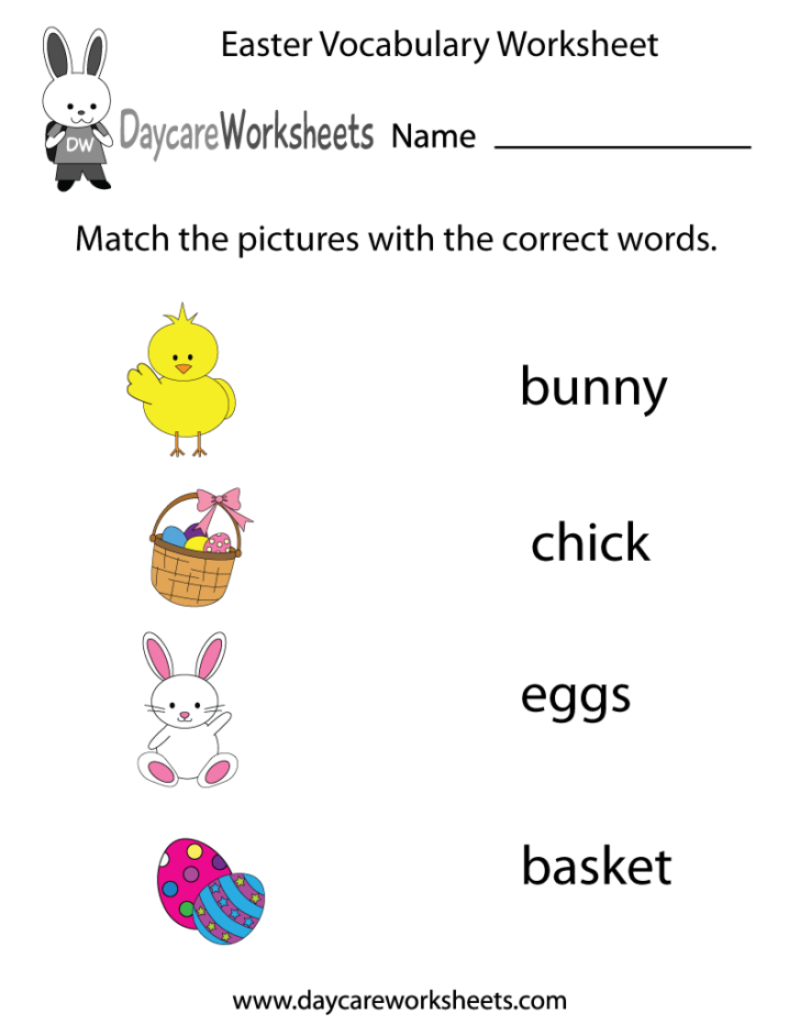 Easter Language Worksheets