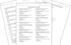 Free Printable Figurative Language Tests And Worksheets