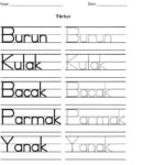 Free Printable Turkish Worksheets Turkish Language