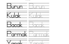 Free Printable Turkish Worksheets Turkish Language
