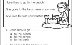 Free Printable Worksheets For 1St Grade Language Arts Free Printable