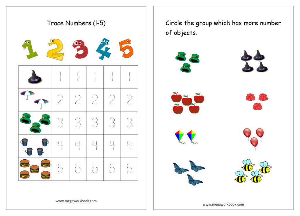 Free Worksheets And Study Material For Nursery Study Materials 