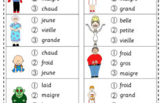 French Beginner Vocabulary Tests And Word Search Puzzles French