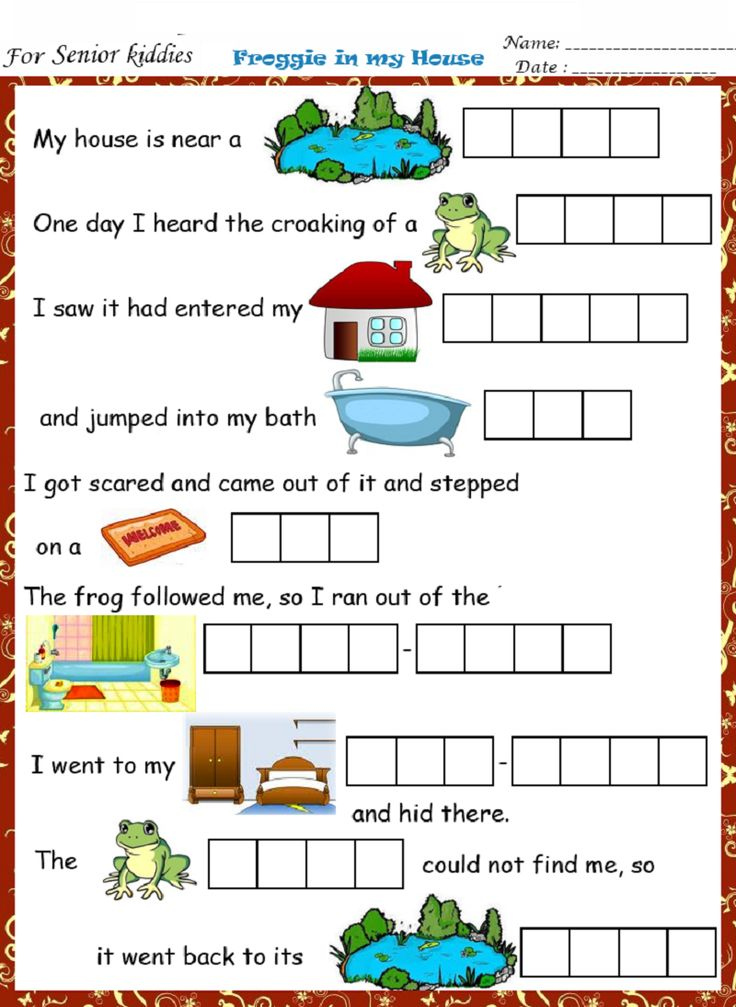 Fun English Worksheet For Senior Kiddies Educative Printable English 