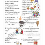 Functional Language Hobbies ESL Worksheet By Mrsiorga