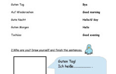German Worksheets For Kids Printouts German Language Learning