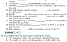 Grade 10 Grammar Lesson 24 Subject And Verb Agreement 1 Subject And