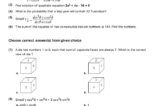 Grade 10 Math Worksheets And Problems Full Year 10th Grade Review