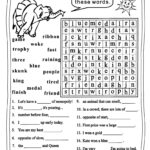 Grade 3 English Word Power Workout Worksheet Ideas