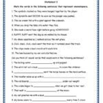 Grade 4 English Resources Printable Worksheets Topic Figurative