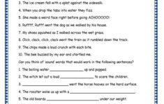 Grade 4 English Resources Printable Worksheets Topic Figurative