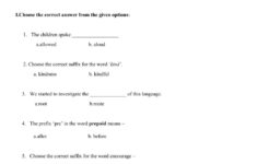 Grade 5 English Ps 05 Worksheet