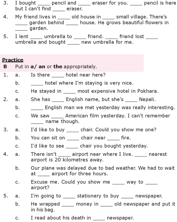 Grade 8 Grammar Lesson 26 Articles Grammar Lessons Learn English 