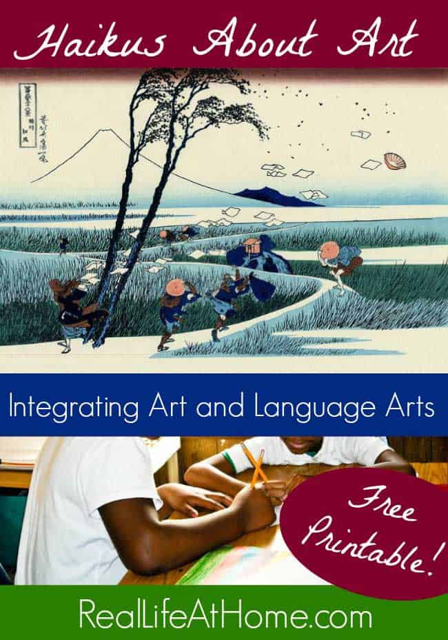 Haikus About Art Integrating Art And Language Arts