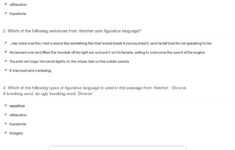 Hatchet Figurative Language Worksheet Answers Db excel