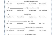 Have Got Questions And Short Answers Interactive Worksheet