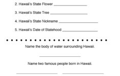 Hawaii Worksheets For Kids Volcano Fun Facts Worksheets