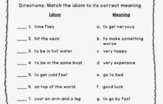Idiom Worksheet 3rd Grade The Best Of Teacher Entrepreneurs Language