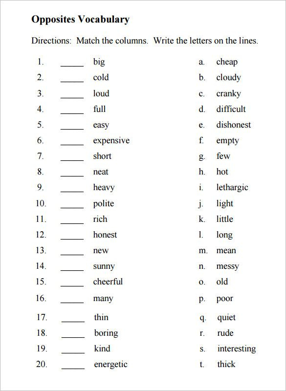 Image Result For Vocabulary Words Vocabulary Worksheets Vocabulary 
