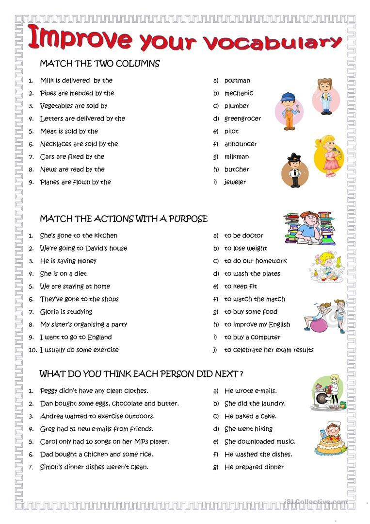 Improve Your English Worksheet Free ESL Printable Worksheets Made By 